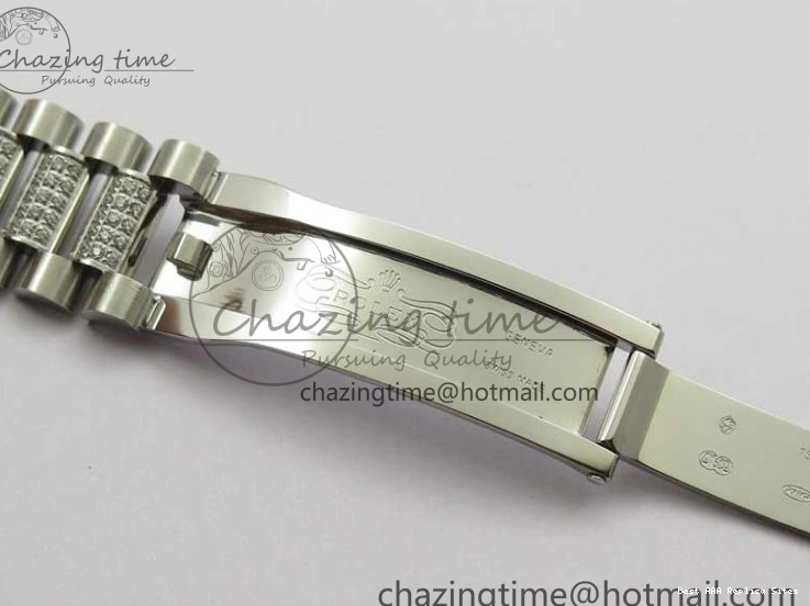 AAA Replica Watches 2682 Bracelet Edition MoistureWicking 36mm Day-Date MOP SS on Dial White President A 128239 Crystal Best SS Crystal Marker BP 1226